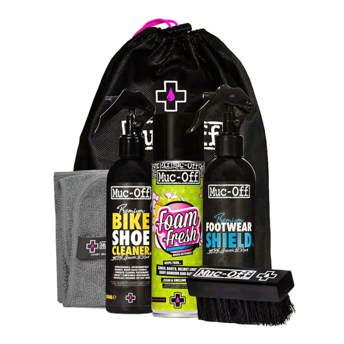 Kit pentru curatare incaltaminte MUC-OFF Premium Bike Shoe Care Kit [2]
