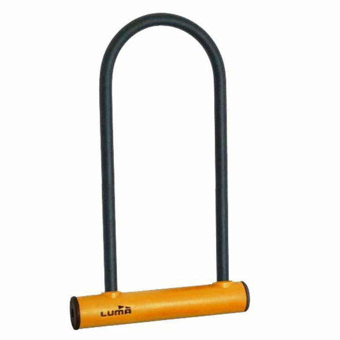 Lacat LUMA C4 Enduro 35 HU 32x18.6Antifurt LUMA C4 Enduro 35 HU, 32x18.6 cm, portocaliu, cu suport Sopmulticm portocaliu cu suport Sopmulti [1]