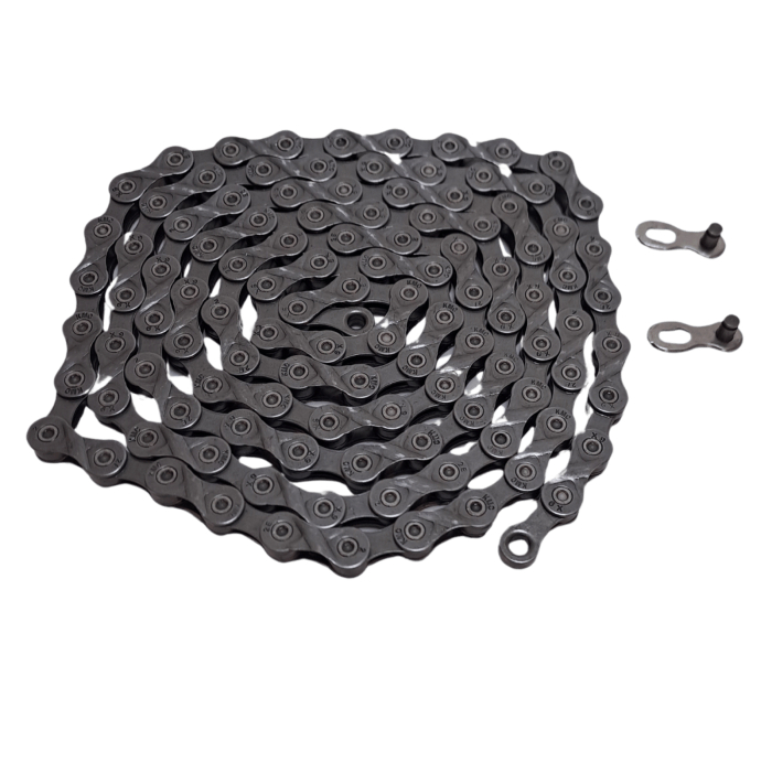 Lant KMC X9, 128 zale, za rapida, compatibil 9 viteze, argintiu [1]