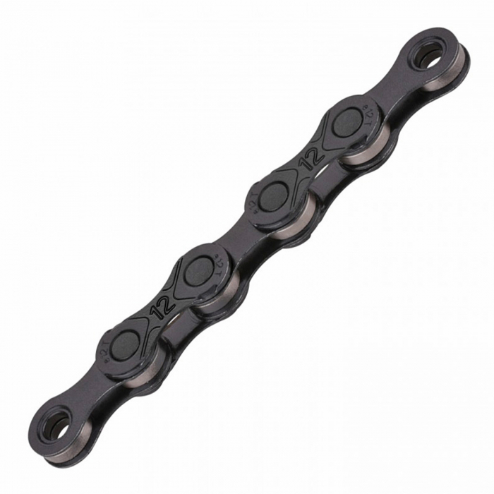 Lant KMC E12 BlackTech E-Bike, 130 zale, za rapida, compatibil 12 viteze, negru [1]