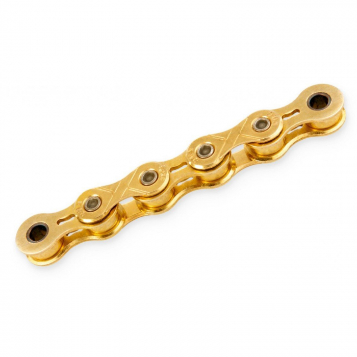 Lant KMC X101 Gold, 112 zale, za rapida, compatibil single speed, auriu [1]