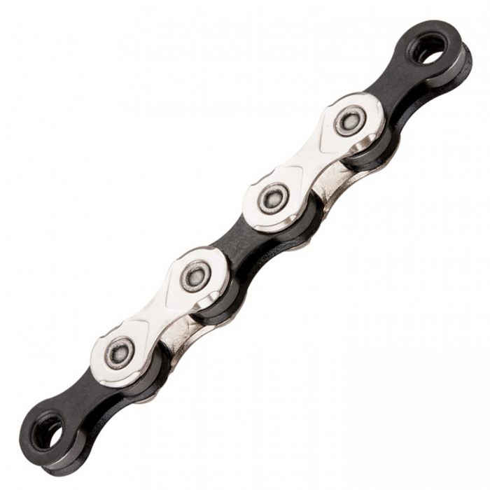 Lant KMC X11 Silver/Black, 114 zale, za rapida, compatibil 11 viteze, argintiu/negru [1]