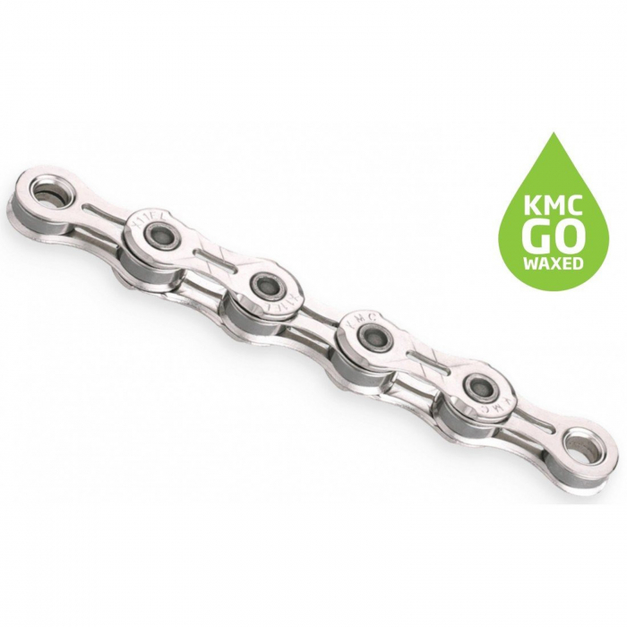 Lant KMC X11EL Silver ceruit, 118 zale, compatibil 11 viteze, argintiu [1]