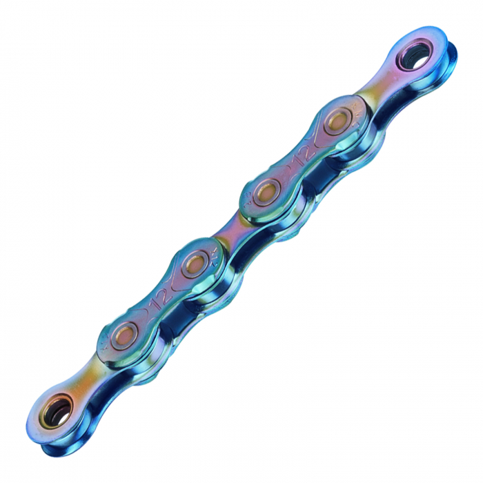 Lant KMC X12 Aurora Blue, za rapida, 126 zale, compatibil 12 viteze, cerat [1]