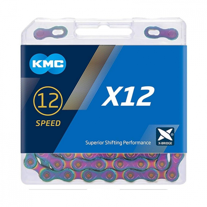 Lant KMC X12 Aurora Blue, za rapida, 126 zale, compatibil 12 viteze, cerat [3]