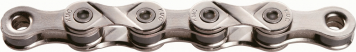 Lant Bicicleta KMC X8 - 1/2 x 3/32 inch, 8 Viteze, Argintiu-Gri [2]