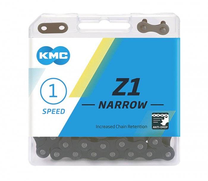 Lant KMC Z1, 112 zale, za rapida, compatibil 1 viteza, maro [3]