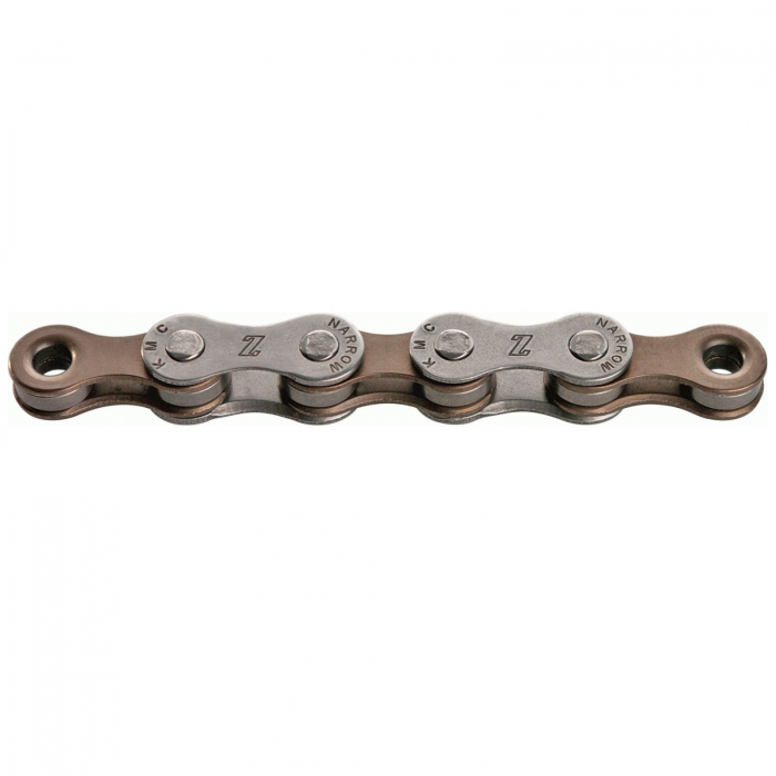 Lant KMC Z8.3 Silver/Grey, 114 zale, za rapida, compatibil 8 viteze, argintiu/gri [2]