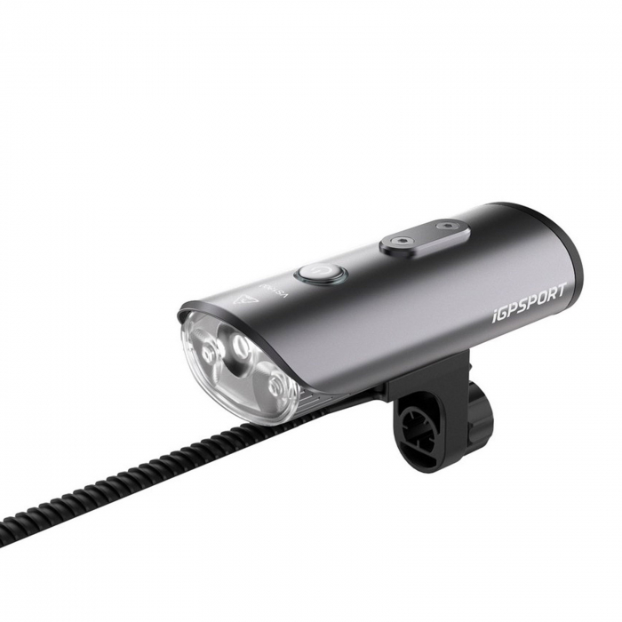 Lumina fata iGPSPORT Smart Front Light VS1800, 1800 lumeni, gri [11]