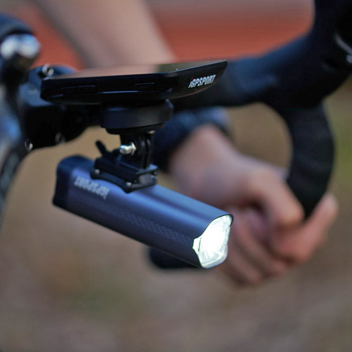 Lumina fata iGPSPORT Smart Front Light VS800, 800 lumeni, gri [9]