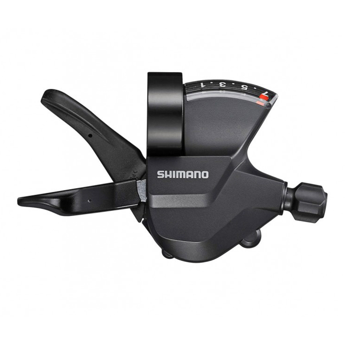 Maneta schimbator dreapta/spate SHIMANO Altus RapidFire Plus SL-M310-R7A, cablu 2050 mm, 7 viteze, negru [1]