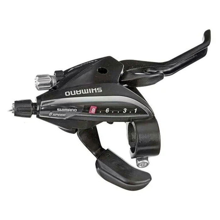 Maneta schimbator/frana dreapta/spate SHIMANO Acera ST-EF65-8R-2A EZ-Fire Plus, cablu 2050 mm, 8 viteze, negru [3]