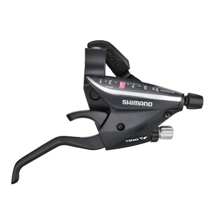 Maneta schimbator/frana dreapta/spate SHIMANO Acera ST-EF65-8R-2A EZ-Fire Plus, cablu 2050 mm, 8 viteze, negru [1]