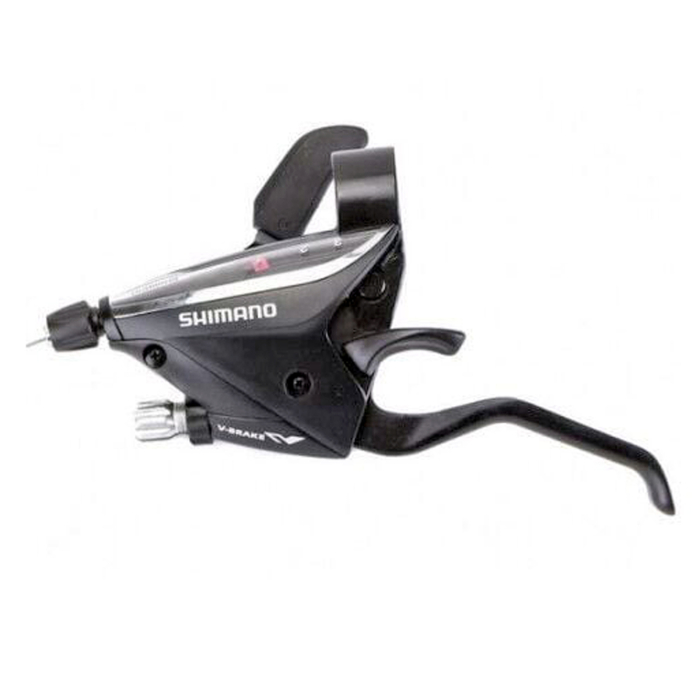 Maneta schimbator/frana stanga/fata SHIMANO Acera ST-EF65-2L-SBL EZ-Fire Plus, cablu 1800 mm, 3 viteze, negru [2]