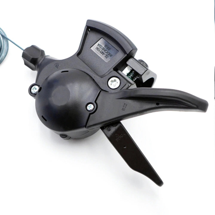 Maneta schimbator dreapta/spate SHIMANO Alivio RapidFire Plus SL-M3100, 9 viteze, negru [6]