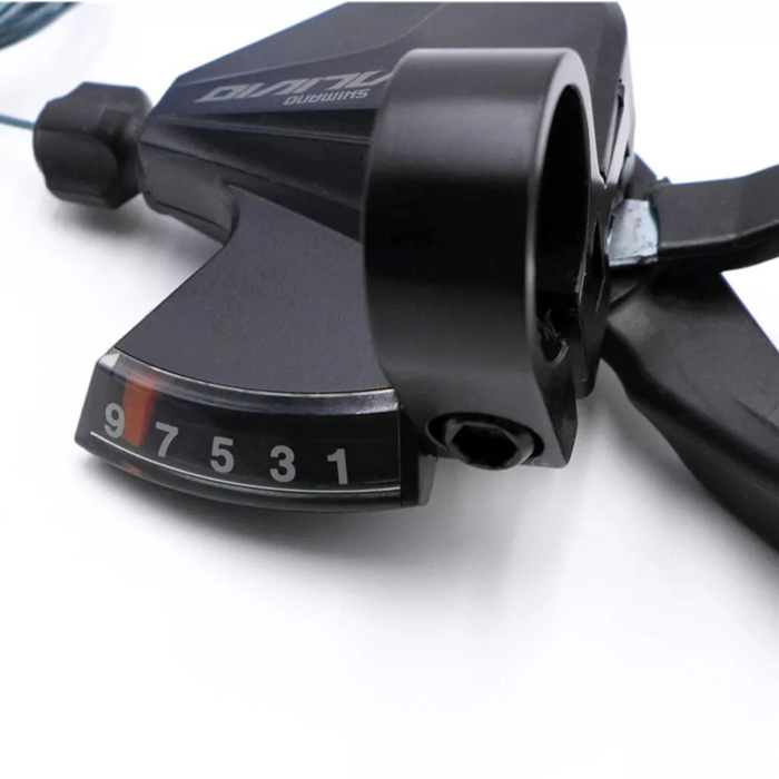 Maneta schimbator dreapta/spate SHIMANO Alivio RapidFire Plus SL-M3100, 9 viteze, negru [4]