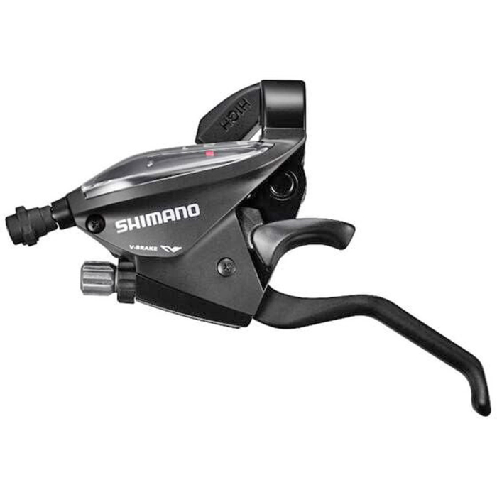 Maneta schimbator/frana stanga/fata SHIMANO ST EF510 L, cablu 1800 mm, 3 viteze, negru [1]