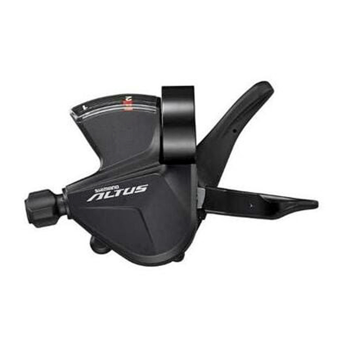 Maneta schimbator stanga/fata SHIMANO Altus SLM-20102-LB RapidFire Plus, cablu 1800 mm, 2 viteze, negru [1]