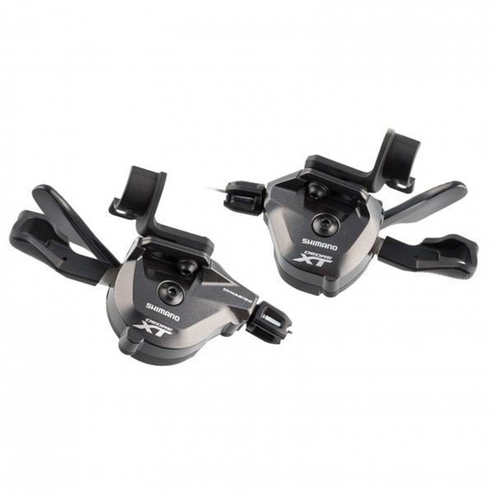 Set manete schimbator SHIMANO Deore XT SL-M8000-L+R, 2/3x11 viteze, negru [4]