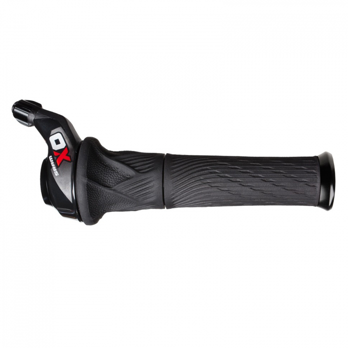 Set manete schimbator SRAM X.0 Twister-Gripshift, 2x10 viteze, negru/rosu [1]