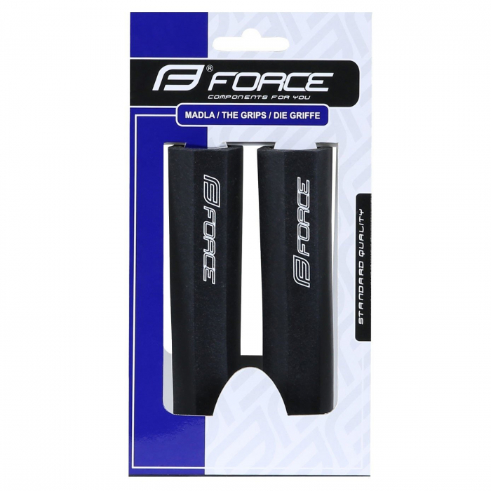 Mansoane FORCE Hex 32/130 mm, spuma siliconica, negre [2]