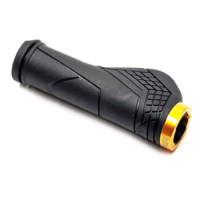 Mansoane P2R Shockman Eugo 288, cauciuc TPR, 22/130 mm, negru/auriu [1]