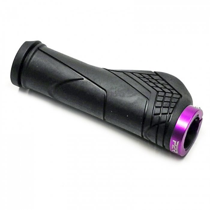 Mansoane P2R Shockman Eugo 288, cauciuc TPR, 22/130 mm, negru/mov [1]