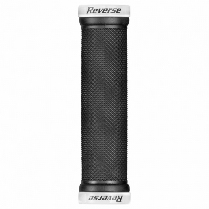 Mansoane REVERSE Classic Lock On 31/130 mm, cauciuc negru/alb [1]