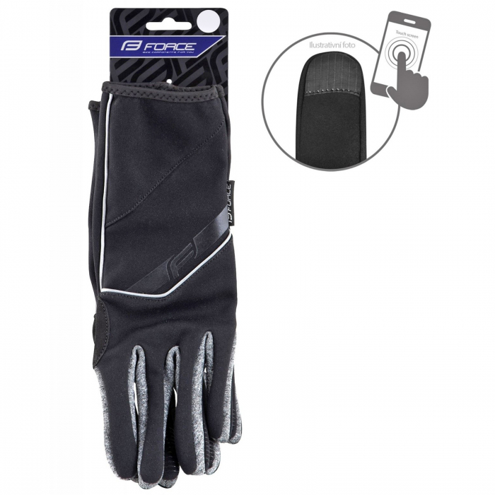 Manusi ciclism FORCE Gale Softshell, primavara/toamna [2]