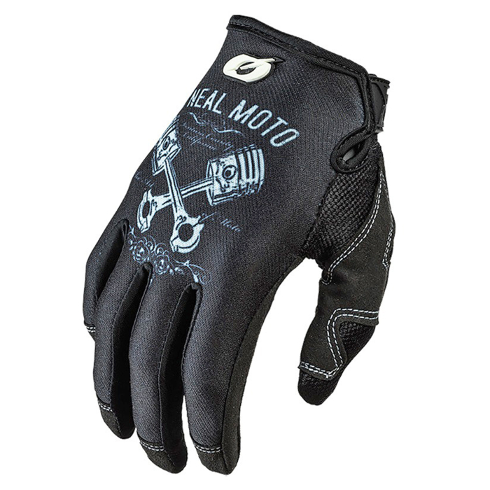 Manusi ciclism O'NEAL Mayhem Pistons II, negru/alb [2]