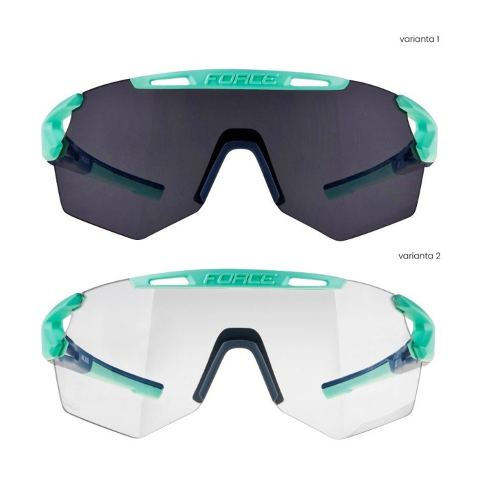 Ochelari ciclism FORCE Arcade Mint Stormy, lentile fotocromatice [3]