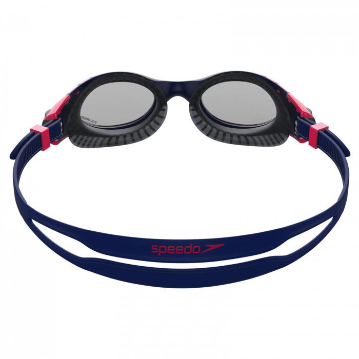 Ochelari inot adulti SPEEDO Futura Biofuse Flexiseal Polarised Triathlon, bleumarin/rosu [3]
