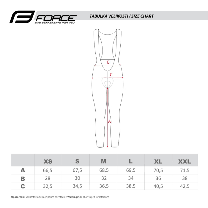 Pantaloni ciclism de dama cu bretele si bazon FORCE Reflex Line [6]