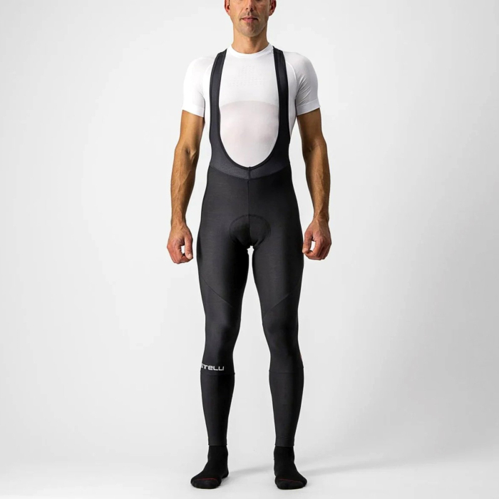 Pantaloni ciclism lungi cu bretele CASTELLI Entrata [1]