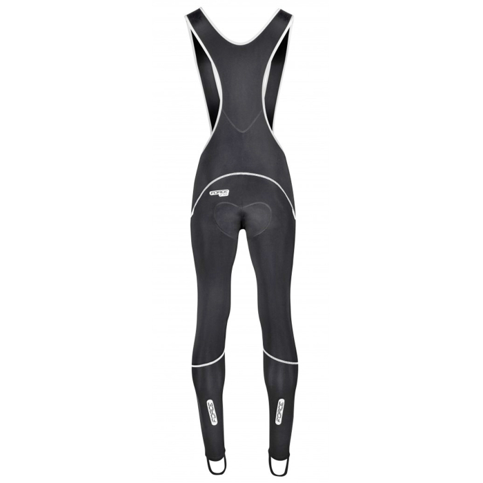 Pantaloni ciclism lungi cu bretele FORCE Z70 [2]