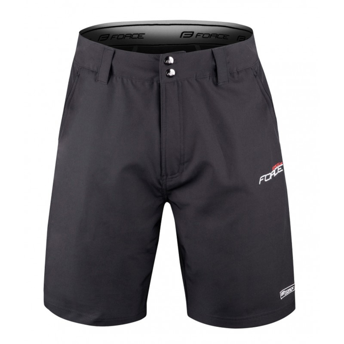 Pantaloni FORCE Blade MTB, cu sub-pantaloni cu bazon [1]