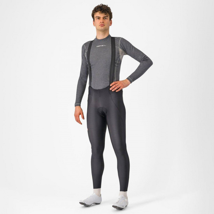 Pantaloni lungi cu bretele CASTELLI Espresso [8]