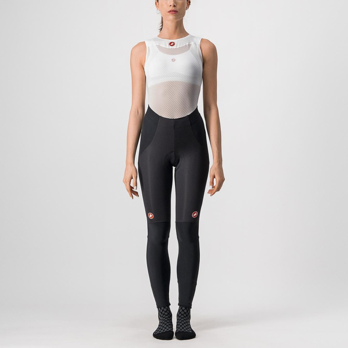 Pantaloni lungi cu bretele CASTELLI RoS W, de dama, negru [1]