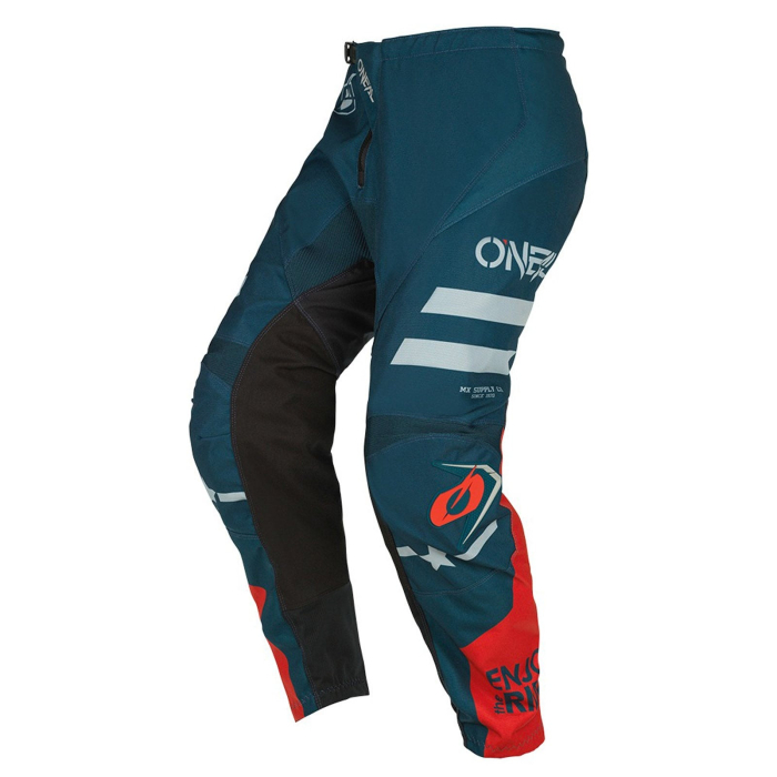 Pantaloni lungi O'NEAL Element Squadron, turcoaz/gri [1]