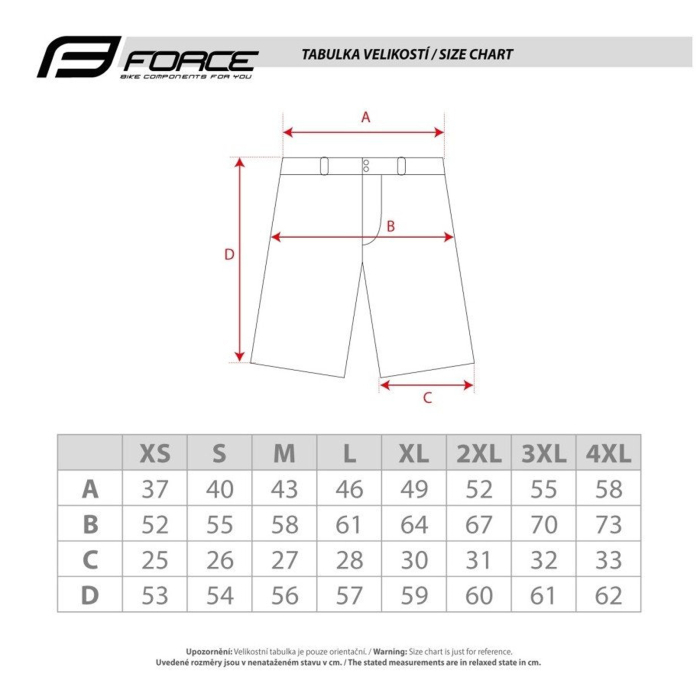 Pantaloni scurti ciclism FORCE Rebel MTB [4]
