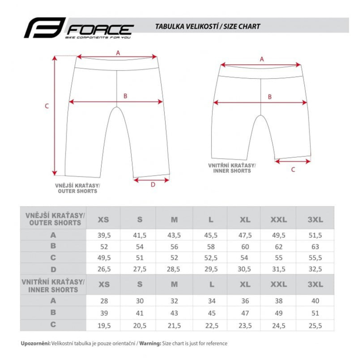 Pantaloni scurti cu bazon FORCE Storm [6]