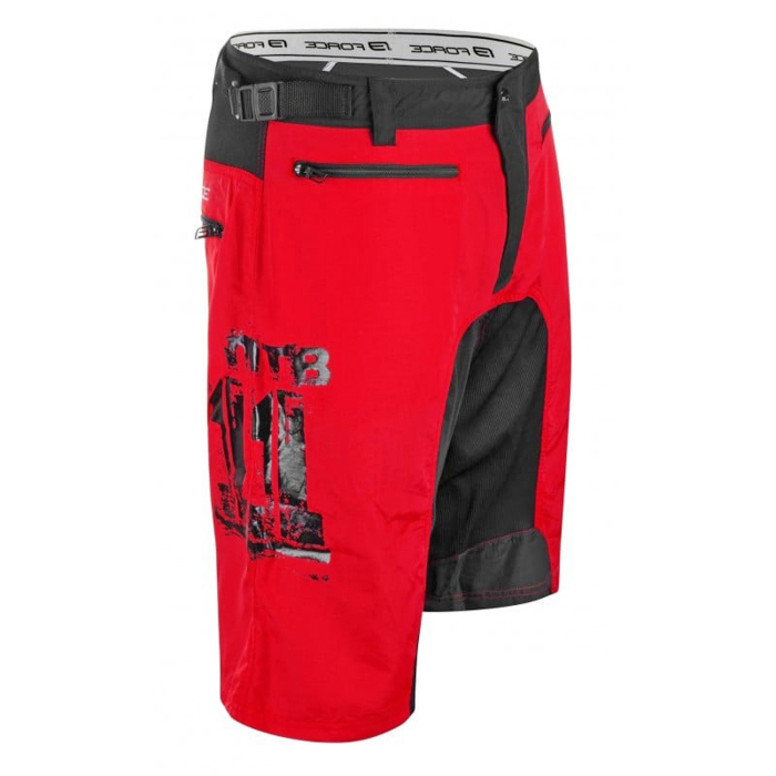 Pantaloni scurti cu interior detasabil FORCE MTB-11 [1]