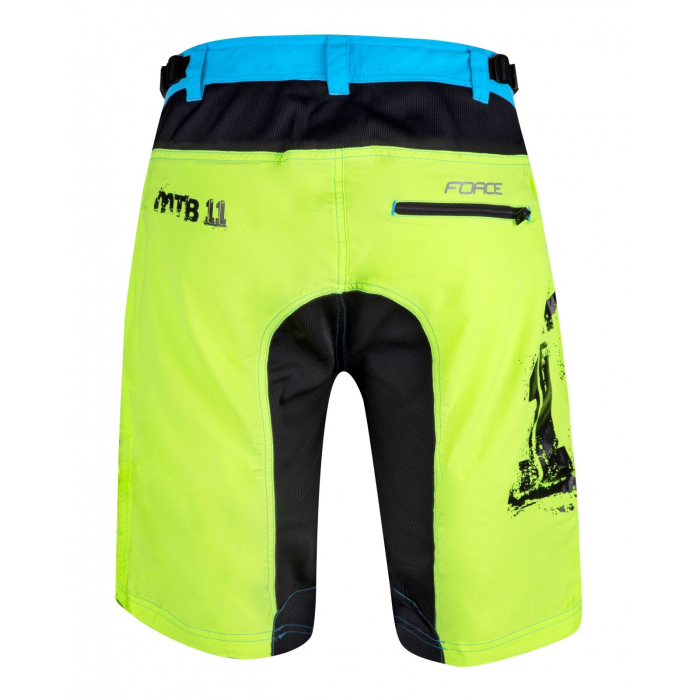 Pantaloni scurti cu interior detasabil FORCE MTB-11 [3]