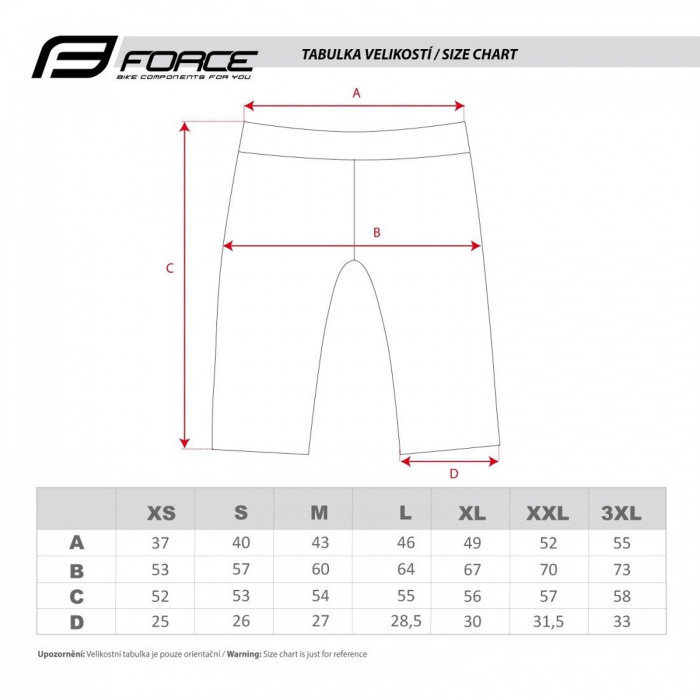 Pantaloni scurti FORCE Blade MTB, fara bazon [5]