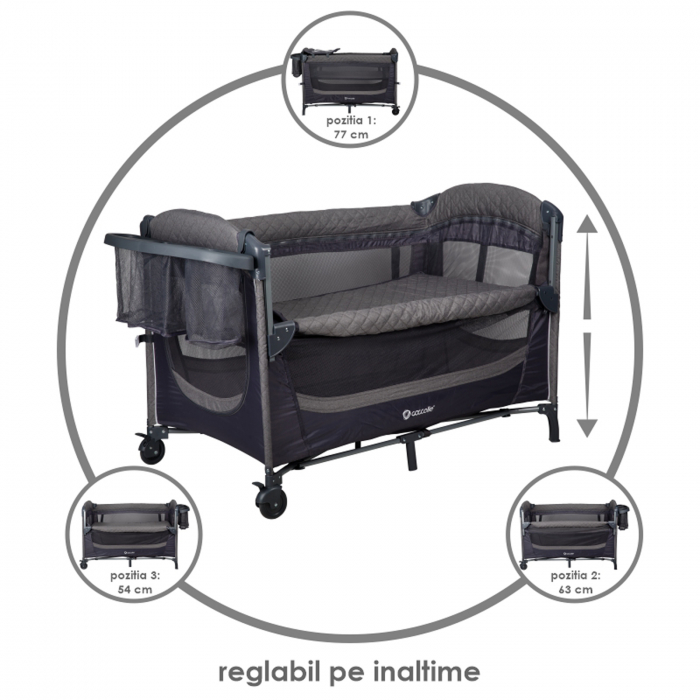 Patut co-sleeper COCCOLLE Insieme Greystone [11]
