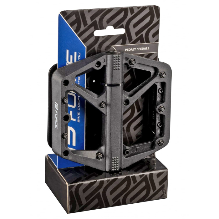 Pedale FORCE Blizz cu rulmenti, negru [2]