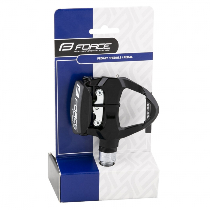 Pedale SPD FORCE Flix compatibile Look KEO, aluminiu negre [2]