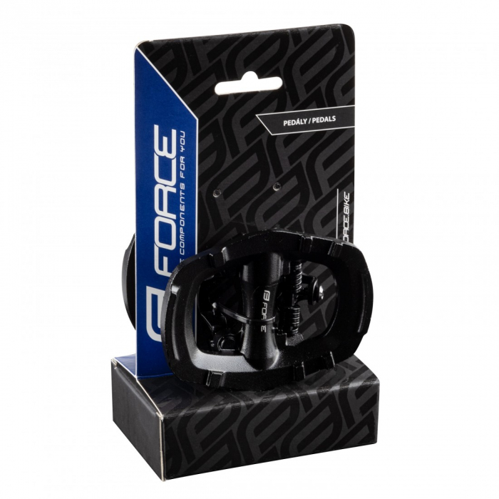 Pedale Force Select MTB/SPD cu rulmenti, negre [2]