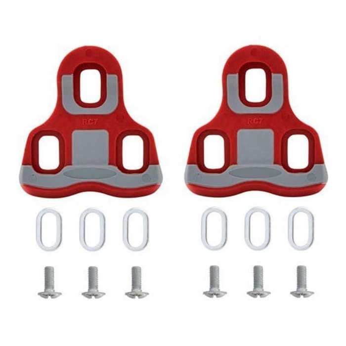 Pedale SPD FORCE Road aluminiu rosii [3]