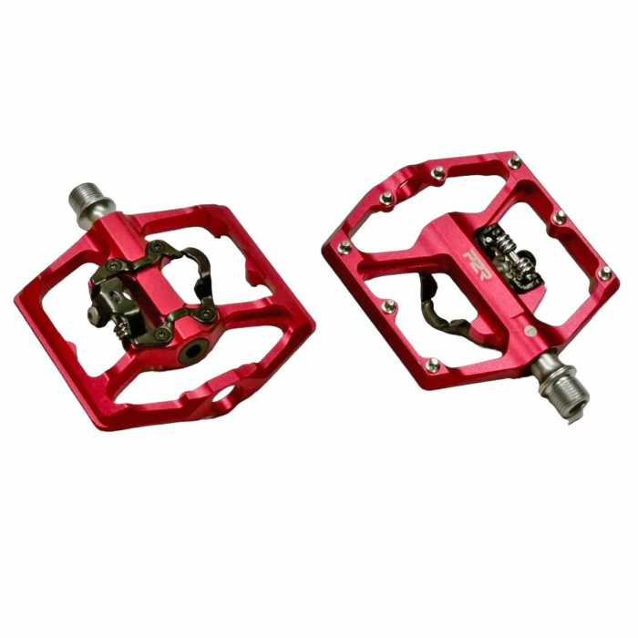 Pedale aluminiu P2R Flatman 70SPD, 3SB, rosu [1]